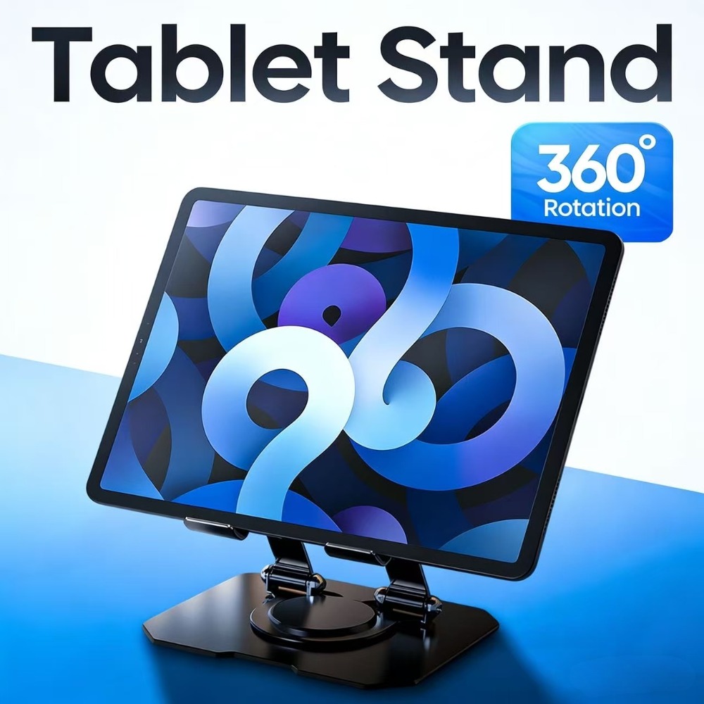 Huawei Tablet Accessories - 360° Rotatable Tablet Stand Adjustable Foldable
