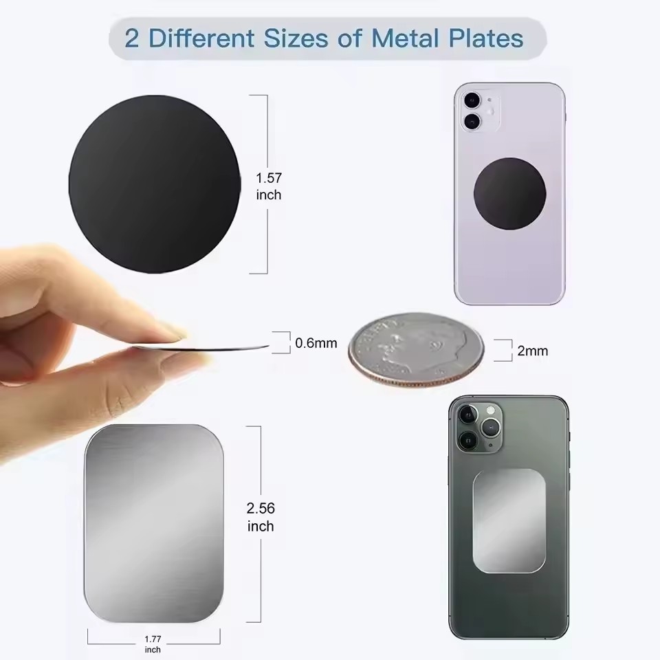5/10pcs Magnetic Metal Plate D - Tablet Phone Accessories recension och pris