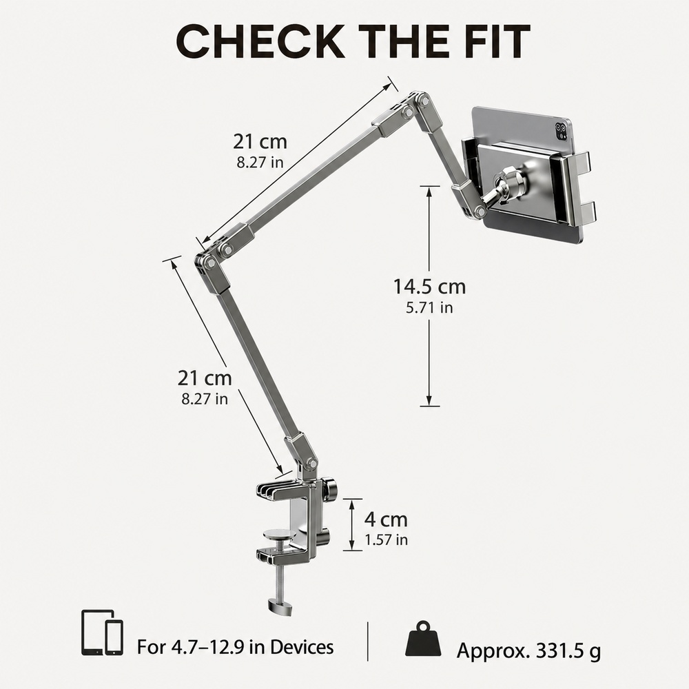 Adjustable Bed Phone Holder St - Tablet Phone Accessories recension och pris