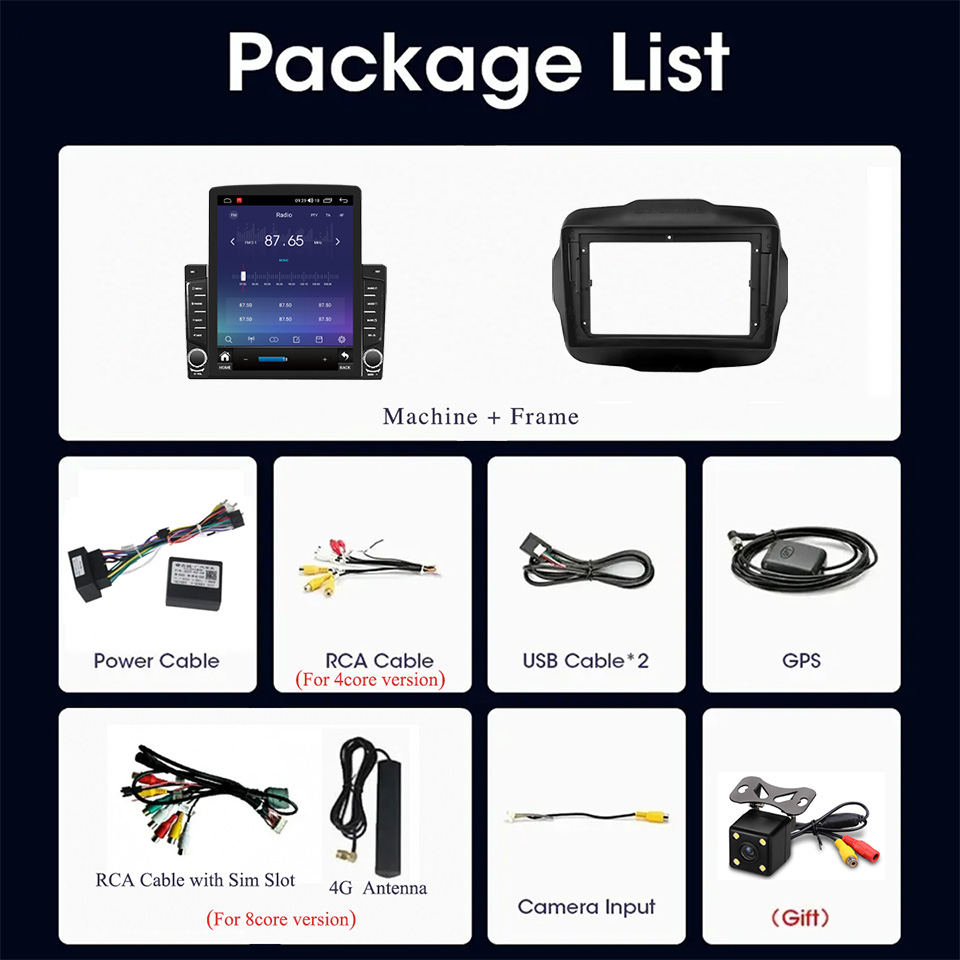 8G+128G Android 14 For Jeep Re - Tablet Danish Mobile & Accessories Faisalabad recension och pris