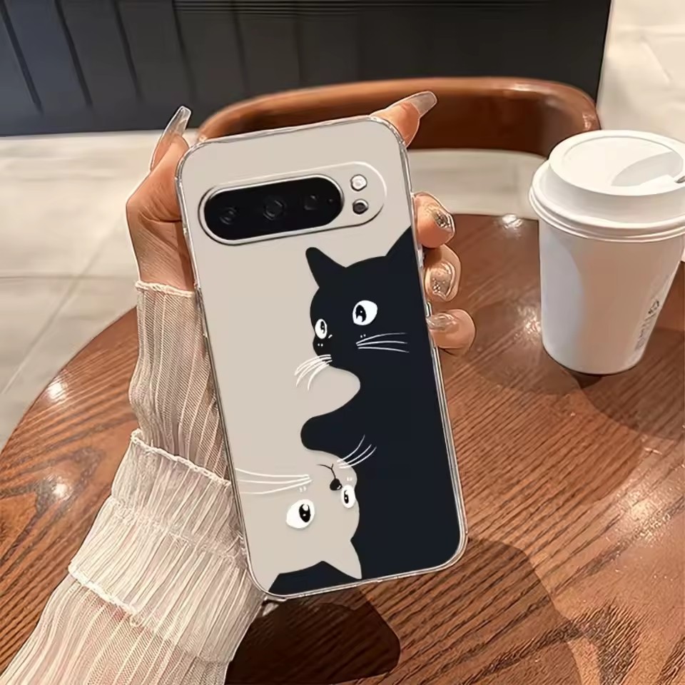 Hot Kawaii Cartoon Black Cat P - Google Pixel 8A recension och pris