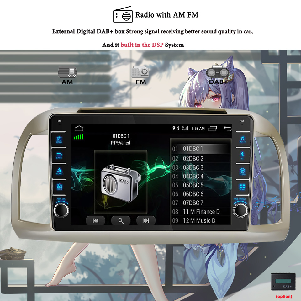 8G+128G Android 14 For Nissan  - Tablet Danish Mobile & Accessories Faisalabad recension och pris
