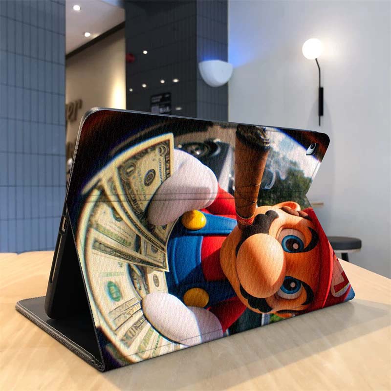 Cartoon M-Marios Art For Samsu - Remarkable Tablet Accessories recension och pris