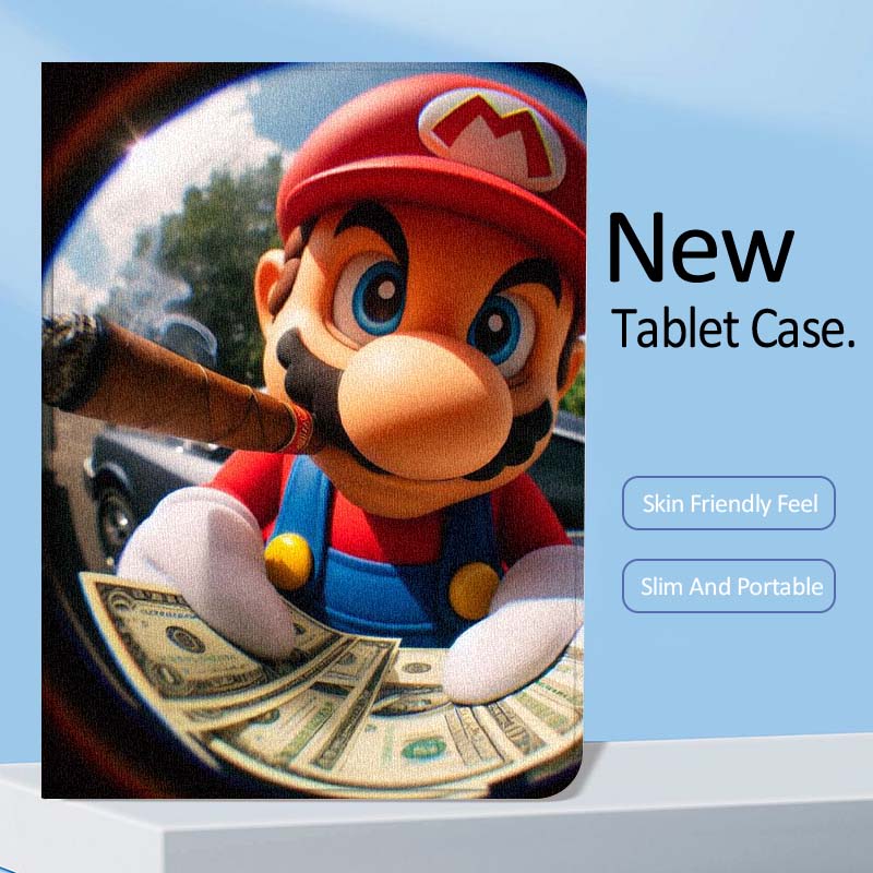 Cartoon M-Marios Art For Samsu - Remarkable Tablet Accessories recension och pris