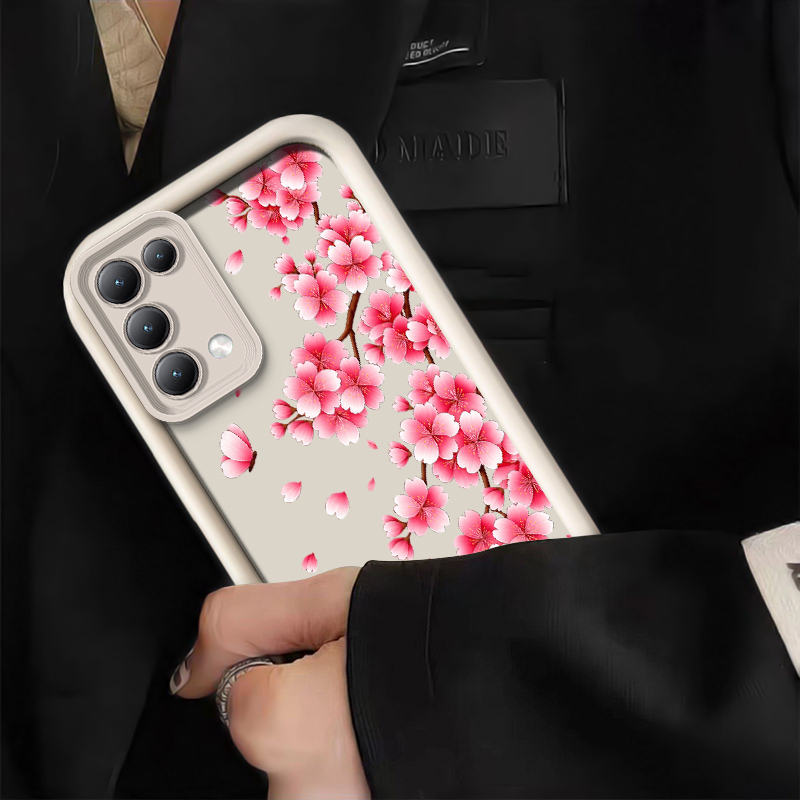 Pink Flower Print Phone Case F - Realme Note 50 recension och pris