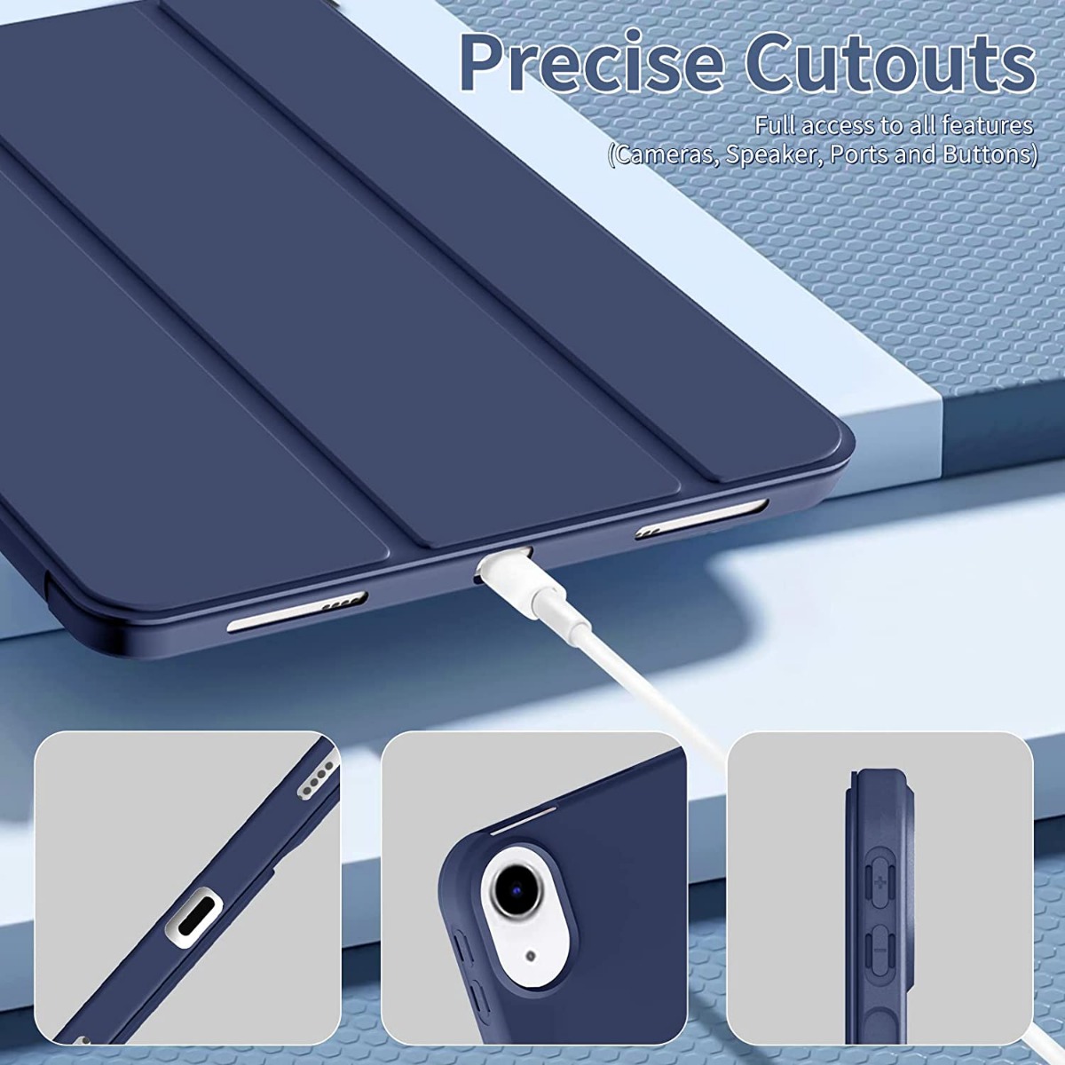 With Pencil Holder Funda for I - Ipad Cover Folio recension och pris