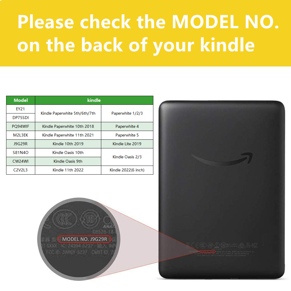 For KPW 5/4/3/2/1 Transparent  - Kindle Tablet Accessories recension och pris