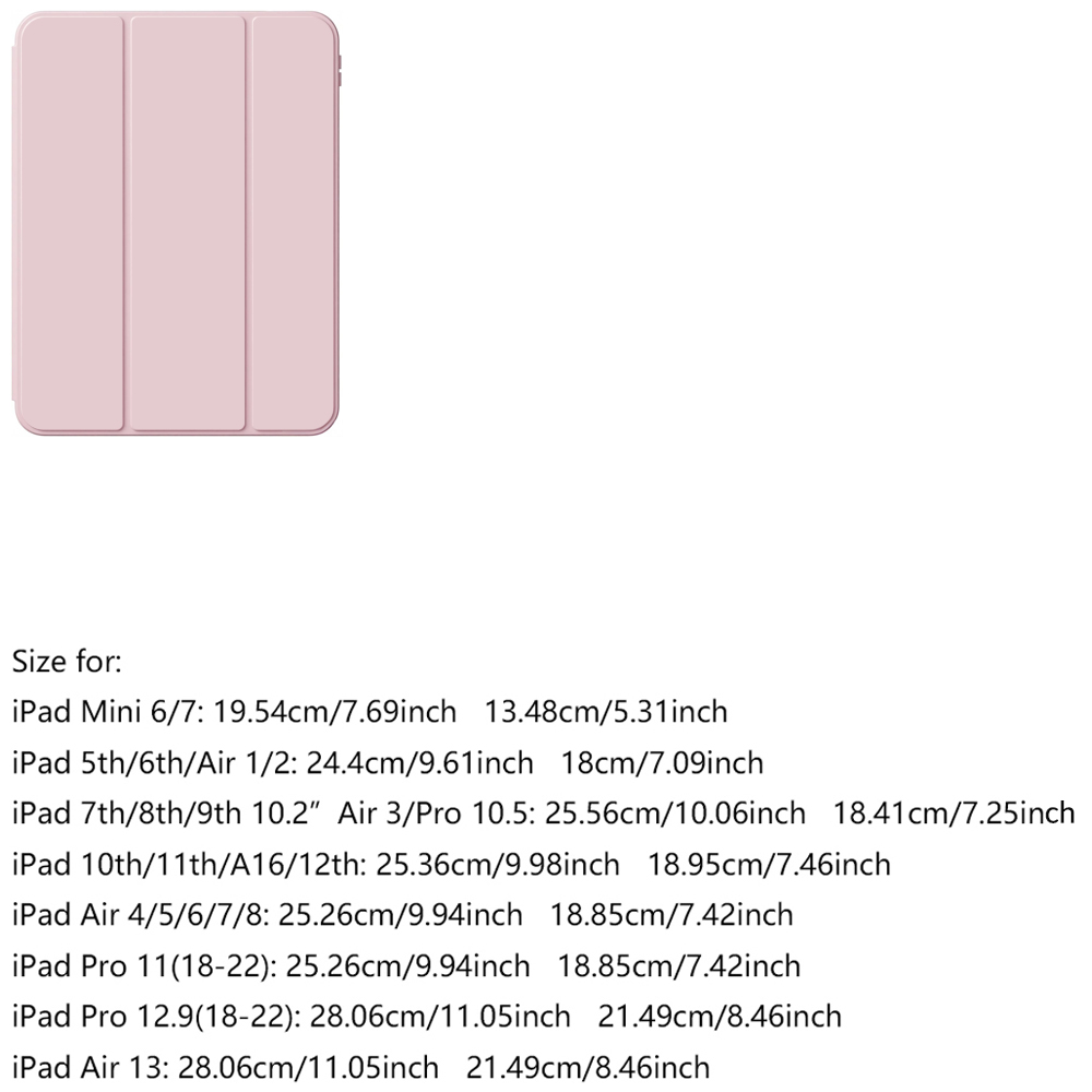 soft TPU Back Case for iPad 5  - Ipad Cover Folio recension och pris