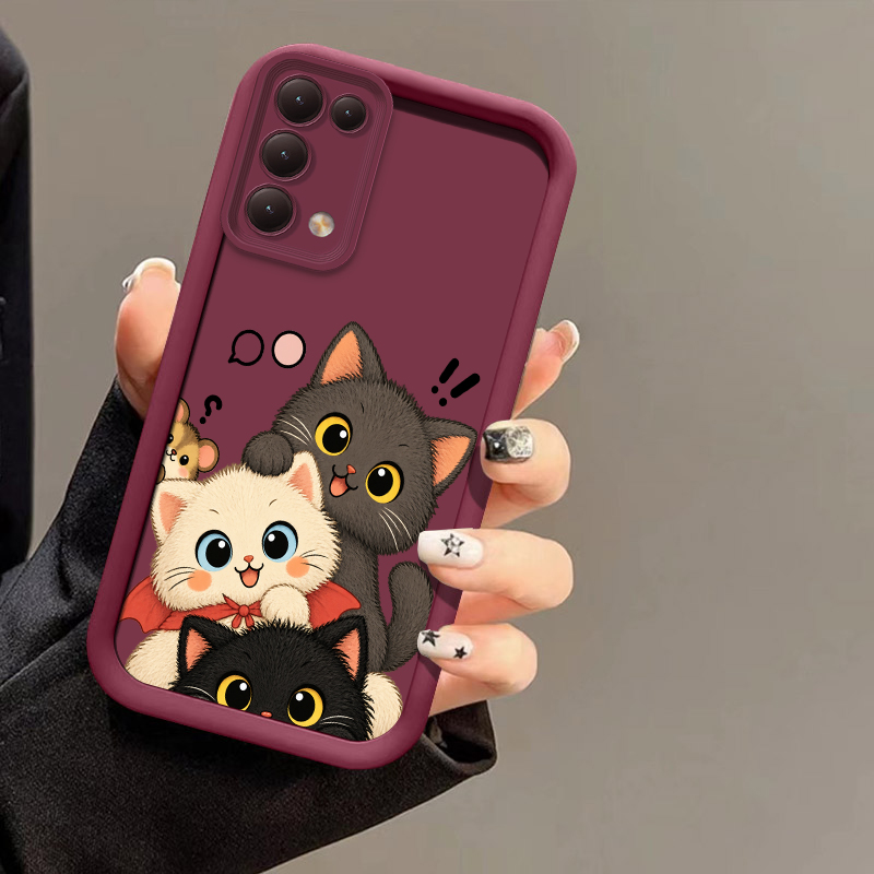 Stacking Cat Phone Case For OP - Realme Note 50 recension och pris