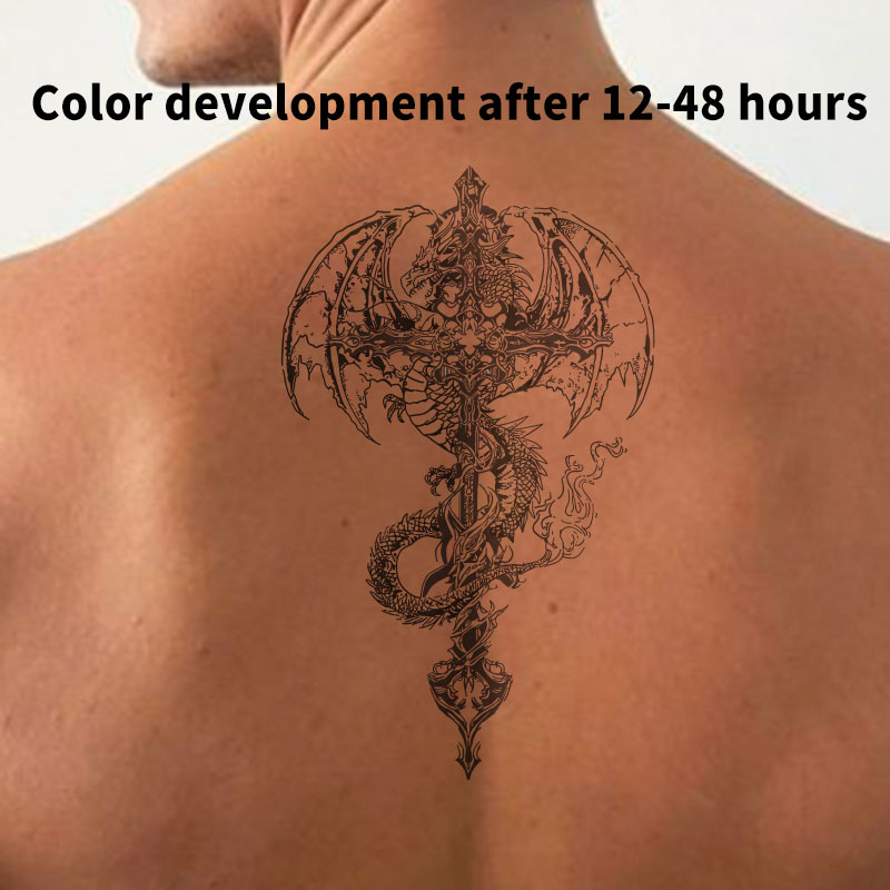 Temporary Tattoos Dragon Cross - Hotwav Tablet Accessories recension och pris