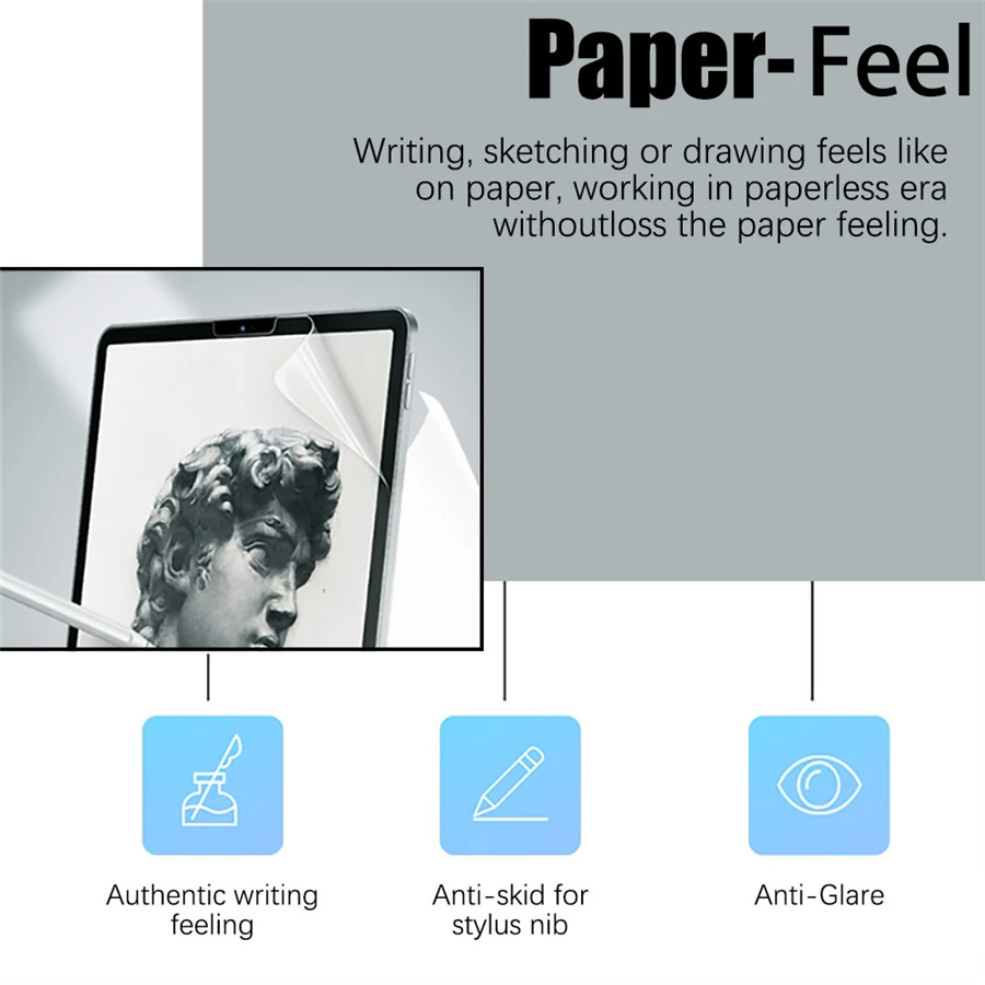 3Pcs Paper Feel Like Screen Pr - Paper Feel Screen Film recension och pris