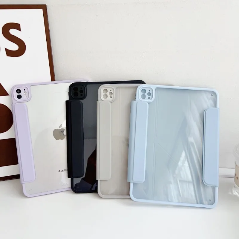 Removable Magnetic Case For iP - Ipad Cover Folio recension och pris