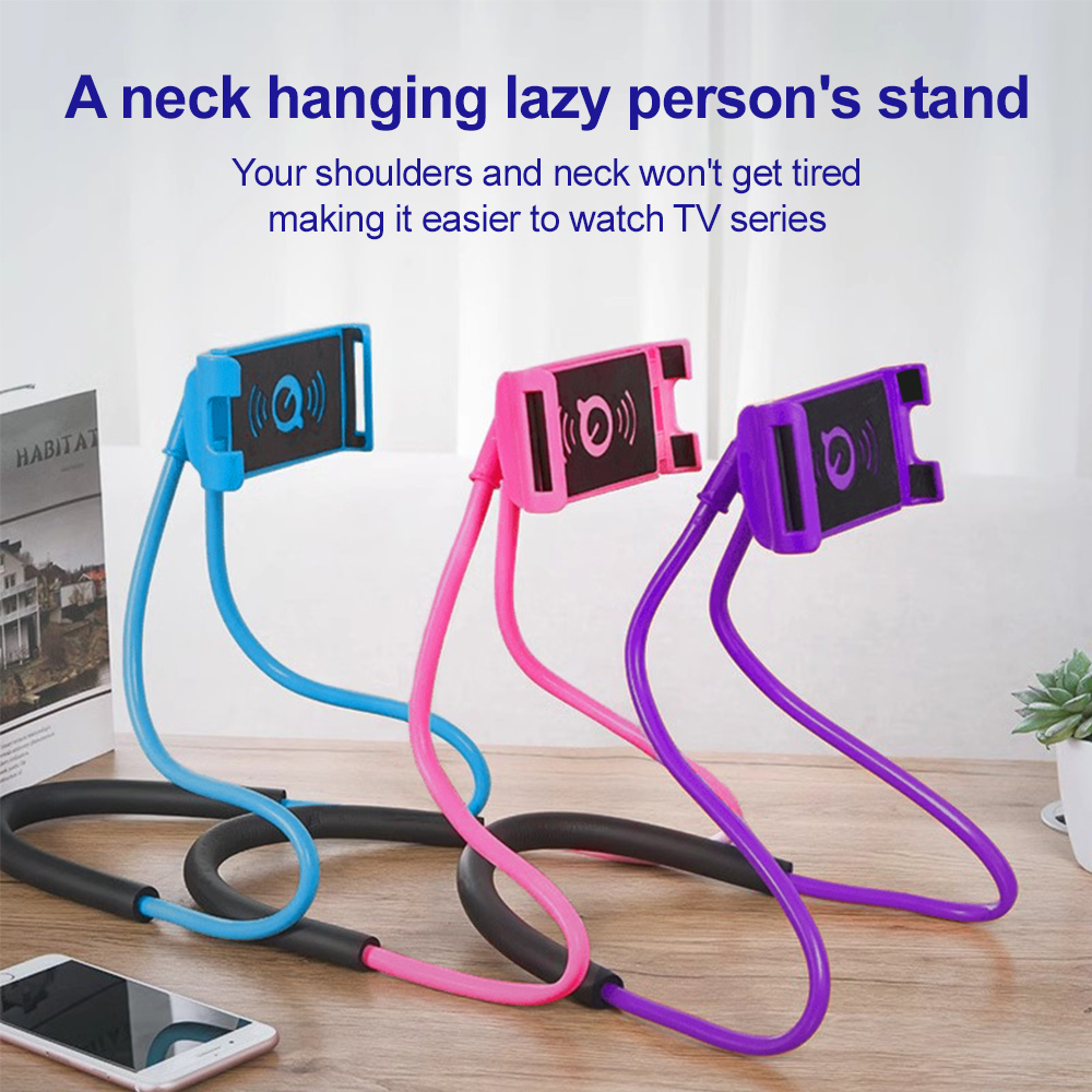Neck Hanging Lazy Phone Stand  - Tablet Accessories Online recension och pris